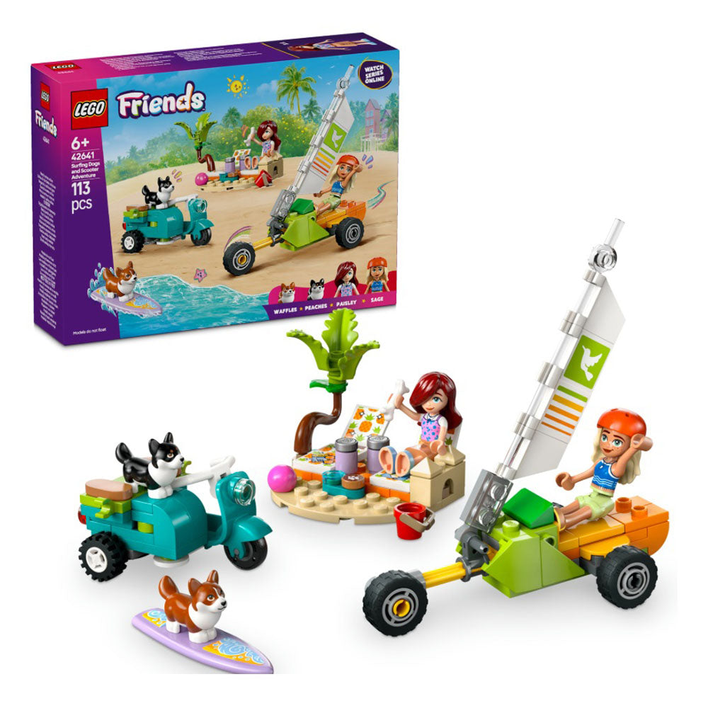 LEGO FRİENDS SÖRFÇÜ VE SCOOTER SÜREN KÖPEKLER