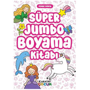 SÜPER JUMBO BOYAMA KİTABI PEMBE