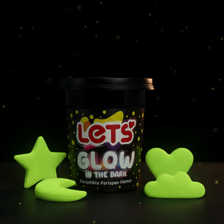 LETS GLOW SİYAH OYUN HAMURU