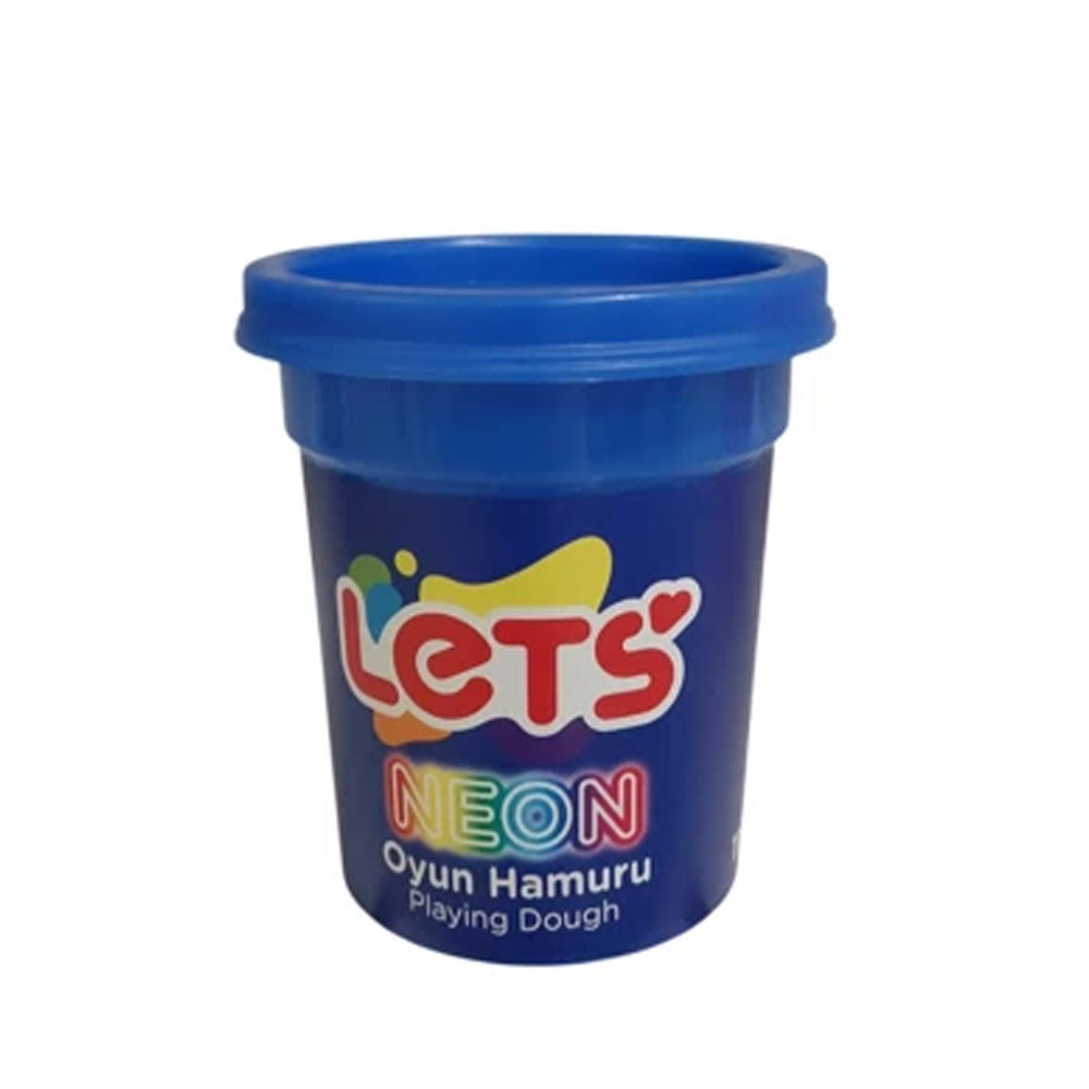LETS L8440-7 TEK RENK  OYUN HAMURU MAVİ 115 GR. (ŞEFFAF BARDAK)