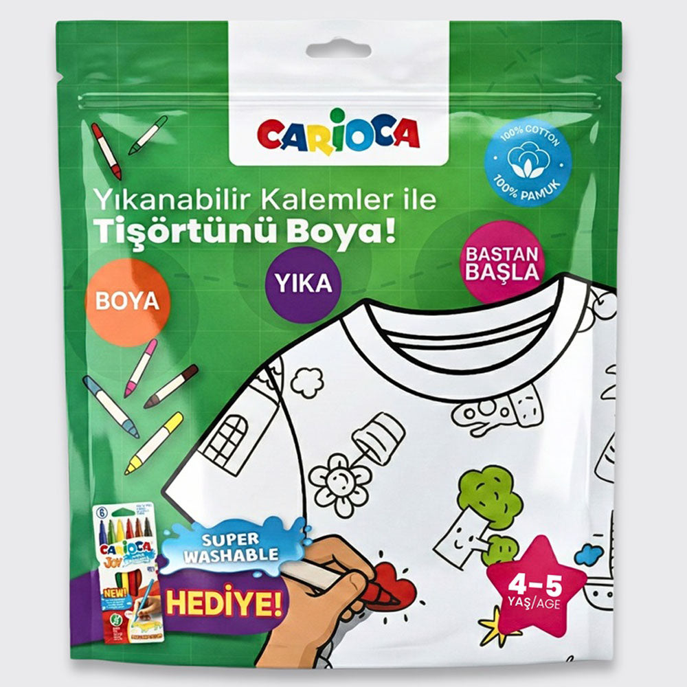 CARİOCA 4-5 YAŞ TİŞÖRT BOYAMA