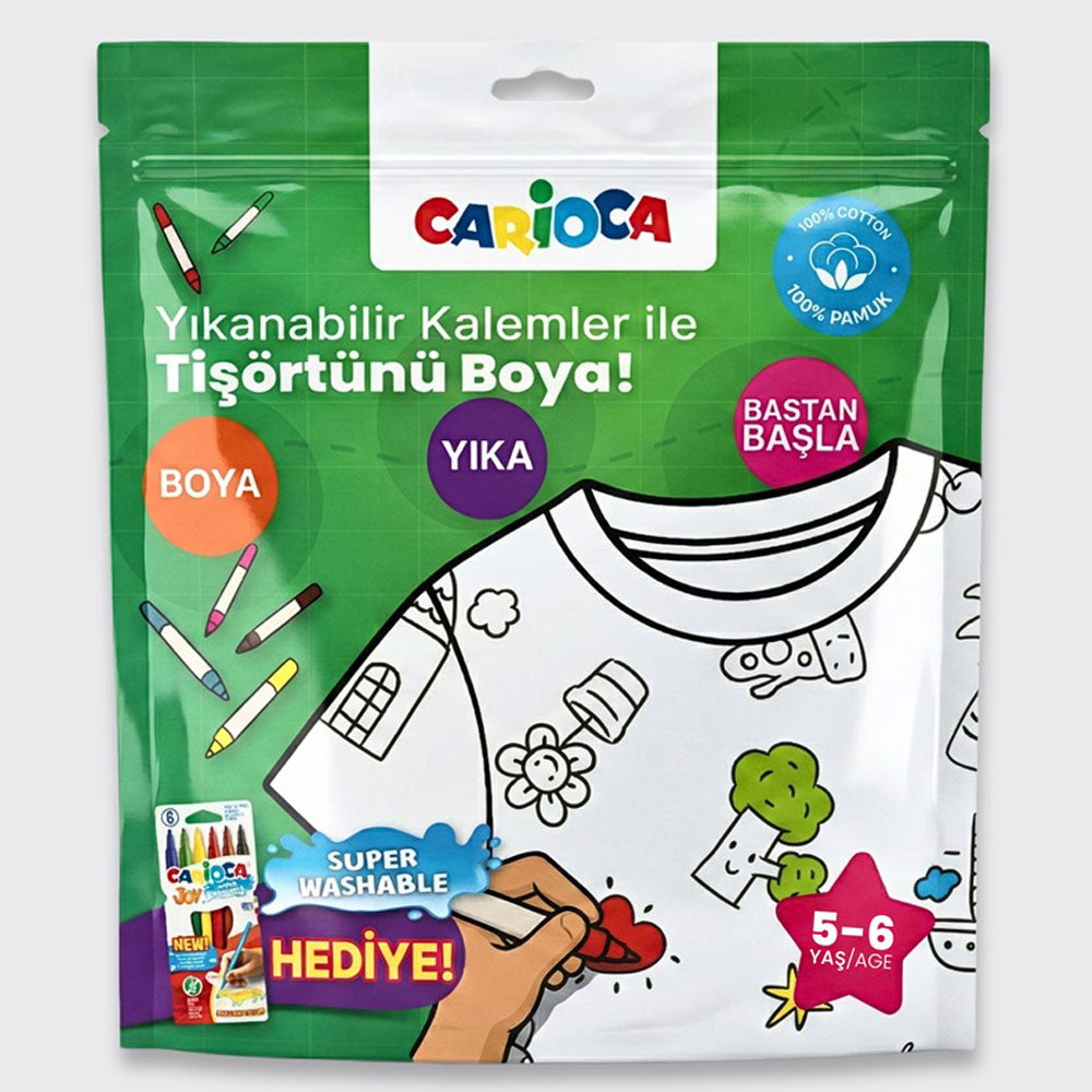 CARİOCA 5-6 YAŞ TİŞÖRT BOYAMA