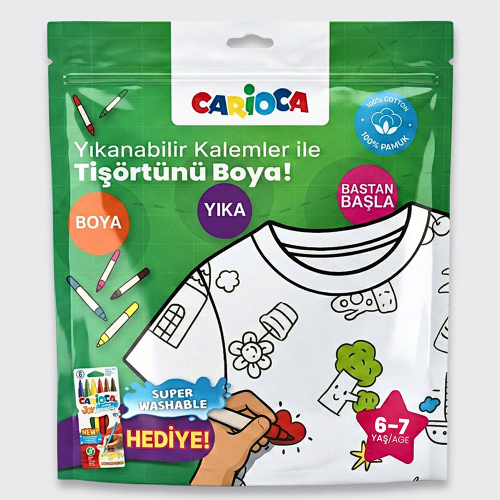 CARİOCA 6-7 YAŞ TİŞÖRT BOYAMA