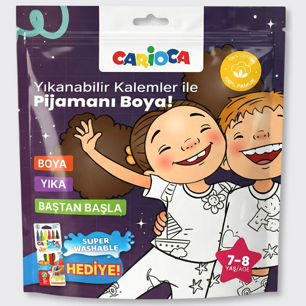 CARİOCA 7-8 YAŞ PİJAMA BOYAMA