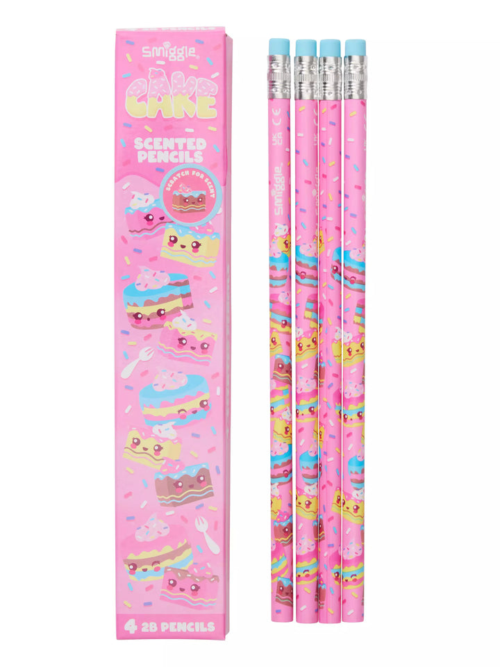 9332934389106 Smiggle - Kokulu 4lü Kurşun Kalem Seti