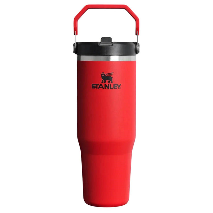 The IceFlow™ Flip Straw 2.0 Tumbler 0.89L / 30oz Chili Black