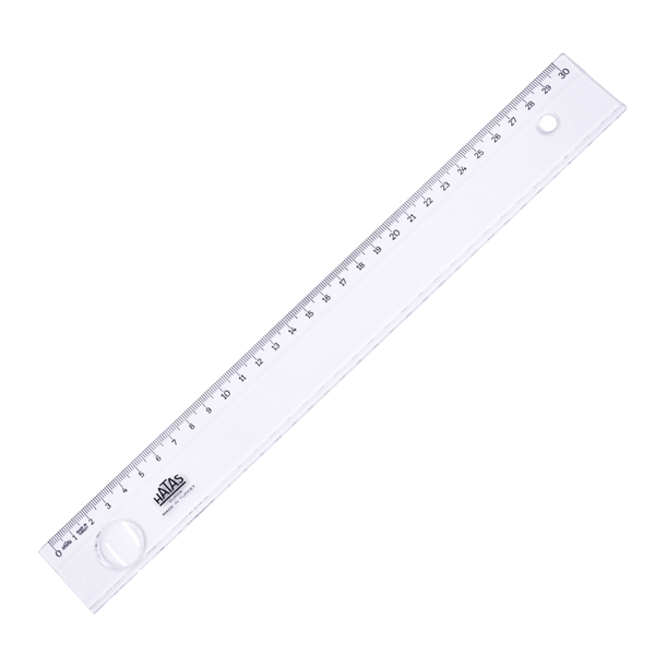 HATAŞ MERCEKLİ CETVEL 30 CM