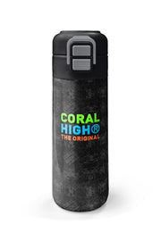 Coral High Kids Siyah Drone Desenli Pipetli ve Direkt İçim Çelik Termos 500 ml 31891