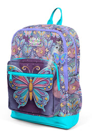 Coral High Kids Pastel Renkli Kelebek Desenli Okul Sırt Çantası 33206
