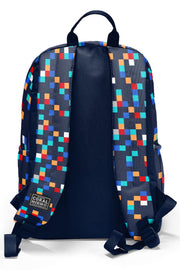 Coral High Lacivert Geometrik Desenli Okul Sırt Çantası 33235