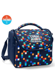Coral High Kids Lacivert Geometrik Desenli Thermo Beslenme Çantası 37135