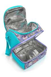 Coral High Kids Pastel Renkli Kelebek Desenli Thermo İki Katlı Beslenme Çantası 37203