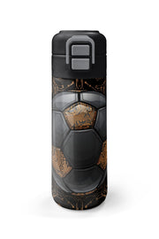 Coral High Kids Futbol Desenli Pipetli ve Direkt İçim Çelik Termos 500 ml 38117