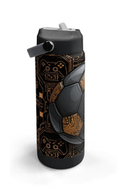 Coral High Futbol Desenli Katlanır Ağızlıklı Çelik Termos 650 ml 38317
