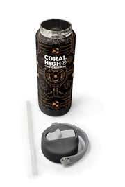 Coral High Futbol Desenli Katlanır Ağızlıklı Çelik Termos 650 ml 38317