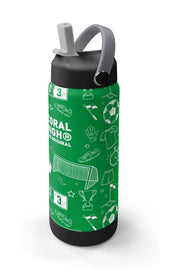 Coral High Yeşil Futbol Desenli Katlanır Ağızlıklı Çelik Termos 650 ml 38329