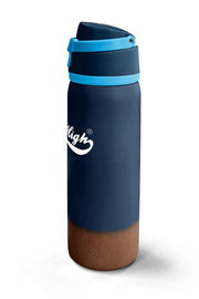 Coral High Lacivert Kahverengi Pipetli ve Direkt İçim Çelik Termos 800 ml 38514