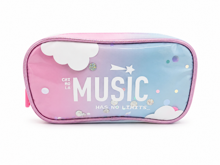 CHIMOLA MUSIC MAVİ PEMBE KALEM ÇANTASI (CAP3)