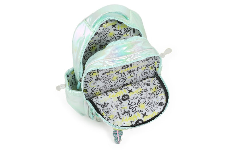 CHIMOLA PUFFY & SHINY AÇIK YEŞİL SIRT ÇANTASI 17" (FS112)