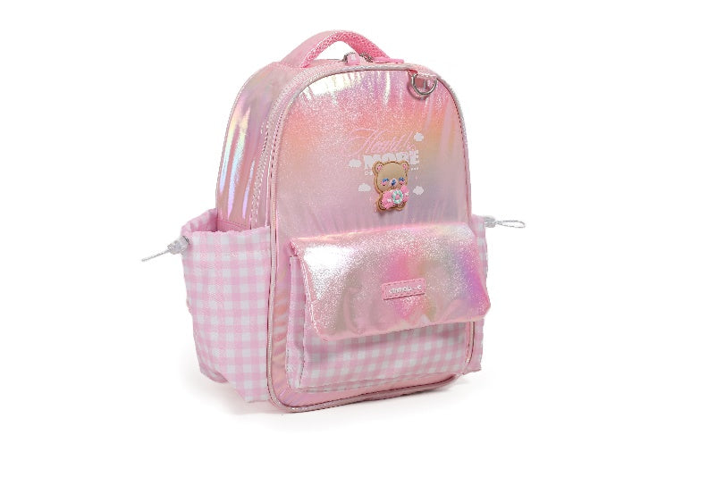 CHIMOLA VICHY GIRLS AÇIK PEMBE SIRT ÇANTASI 14" (FS129)