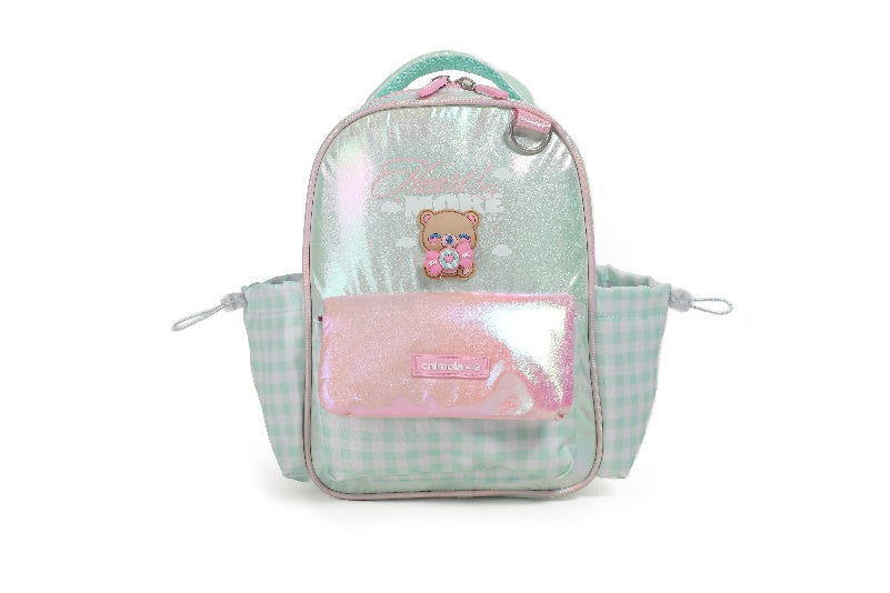 CHIMOLA VICHY GIRLS AÇIK YEŞİL SIRT ÇANTASI 14" (FS129)