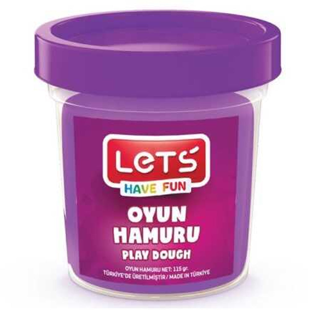 LETS L8440-9 TEK RENK  OYUN HAMURU MOR 110 GR. (ŞEFFAF BARDAK)