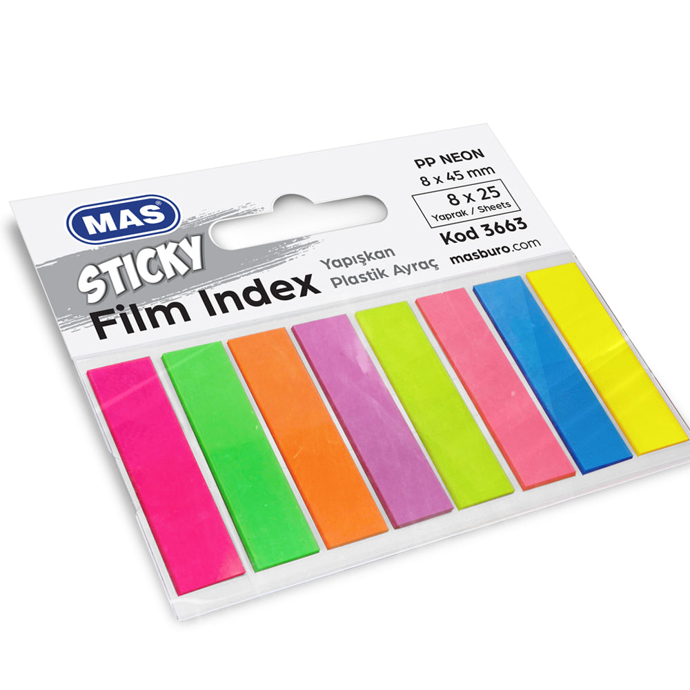 Film Indeks - 8*45 -  PP - Dörtgen 25 S-- 8 Renk
