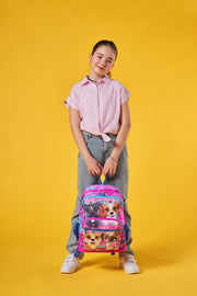 Coral High Kids Pembe Köpek Desenli Okul Sırt Çantası 23750