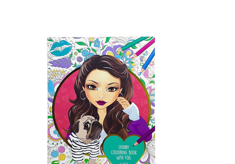 BESTİES LUXURY COLOURING BOOK WİTH OİL