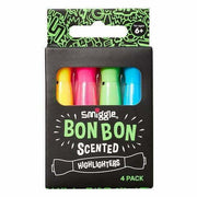 9332934326002 Smiggle – Bon Bon Şeker Kokulu Fosforlu Kalem Paketi X4