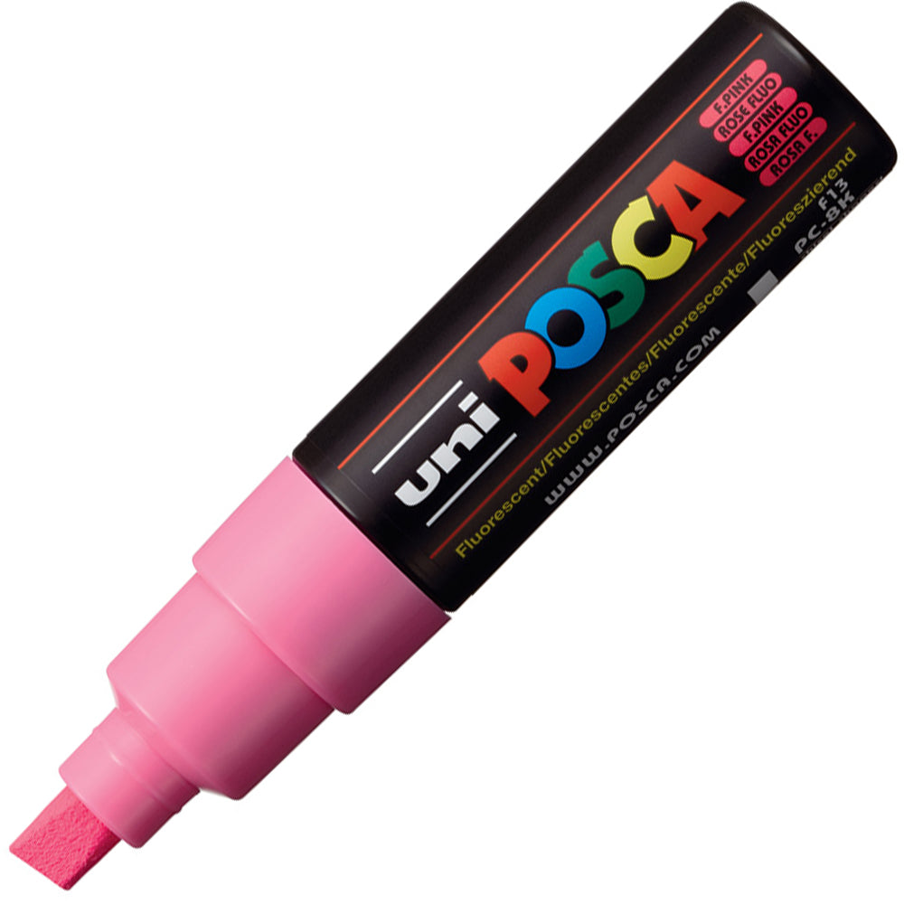 UNİBALL PC-8K 8.0MM POSCA SU BAZLI POSTER MARKÖR F.PEMBE