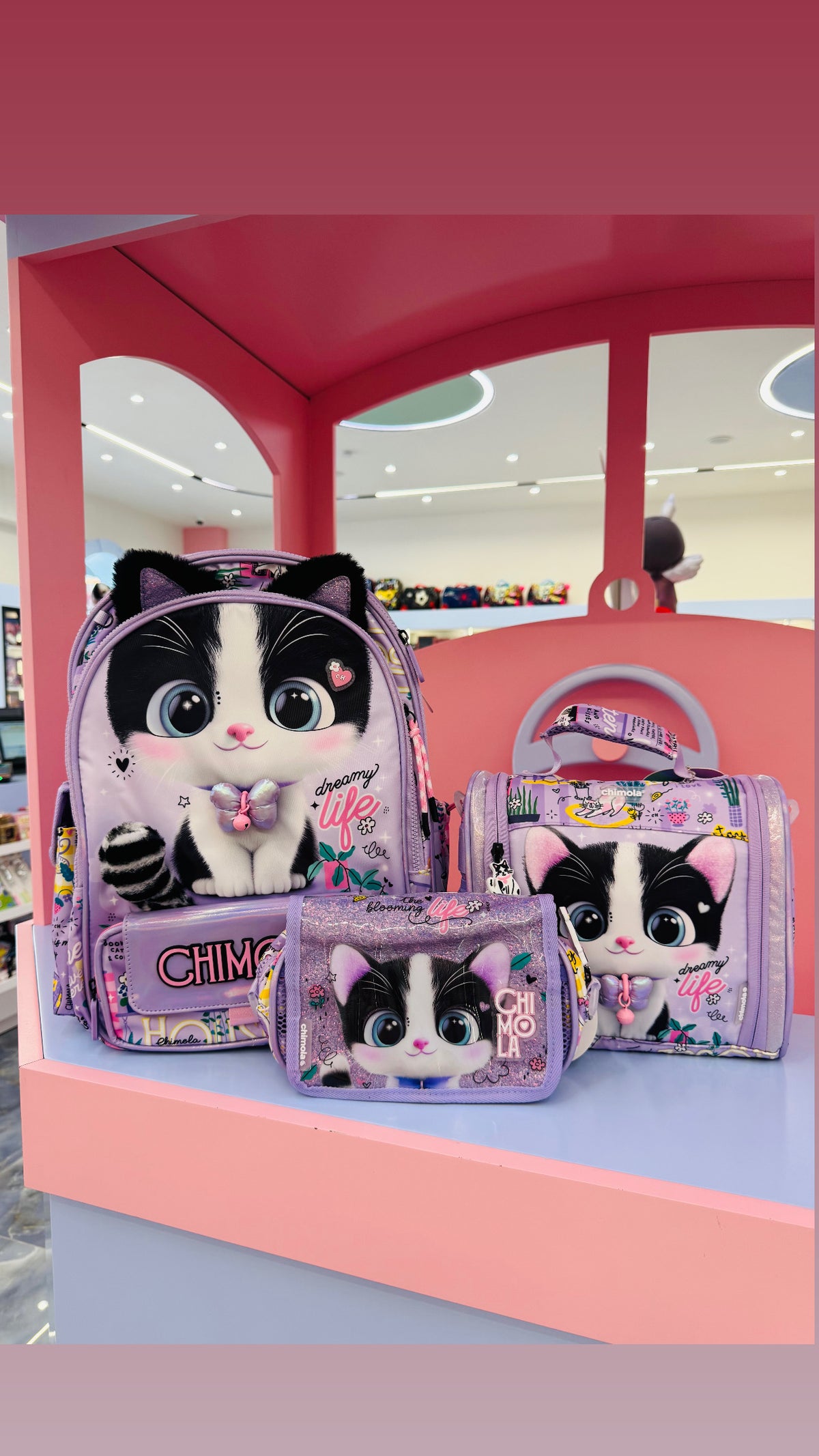 CHIMOLA CAT ÇANTA - BESLENME KALEM ÇANTASI SETİ