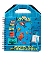 9332934365742 Smiggle - Besties Yeniden Kullanılabilir Çıkartmalı Boyama Kitabı