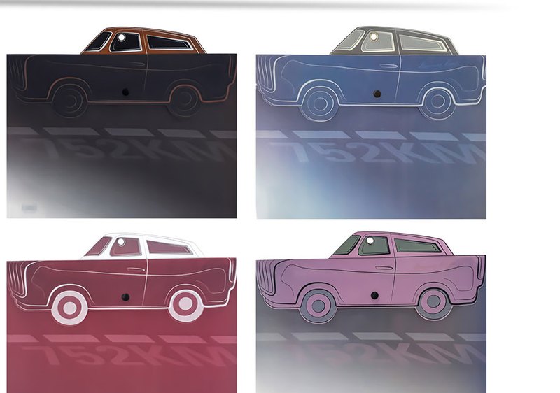 TAROS UNICK COLOR CARS SİMLİ A4 ÇIT ÇIT DOSYA