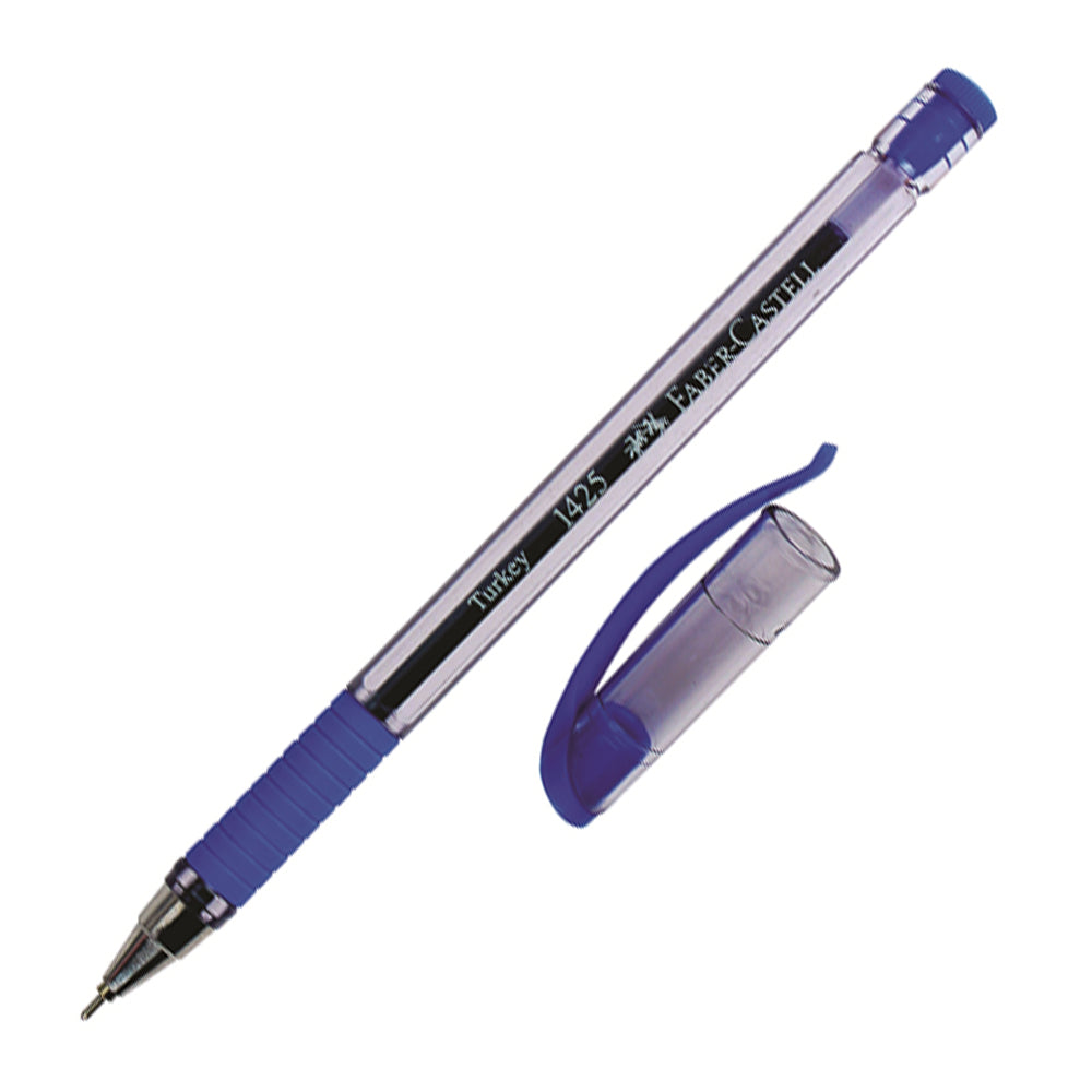 FABER CASTELL İĞNE UÇ TÜKENMEZ KALEM MAVİ