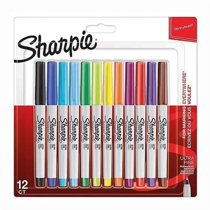 SHARPİE ULTRA FİNE PERMANENT MARKÖR KARIŞIK12 Lİ