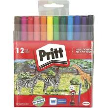Pritt Keçeli Boya Kalemi 12 Renk 1687976