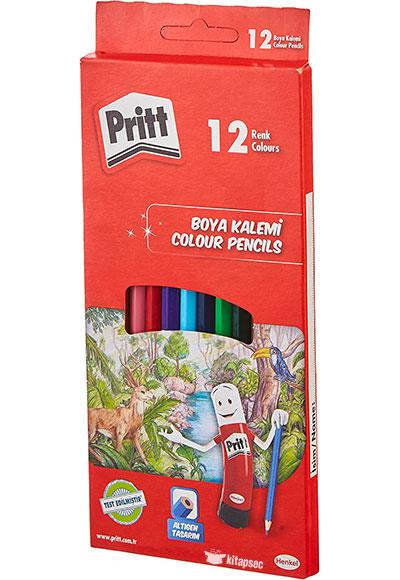 Pritt Kuruboya Karton Kutu Tam Boy 12 Renk