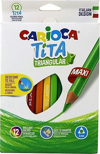 CARİOCA TİTA 12 Lİ ÜÇGEN KURU BOYA KALEMİ