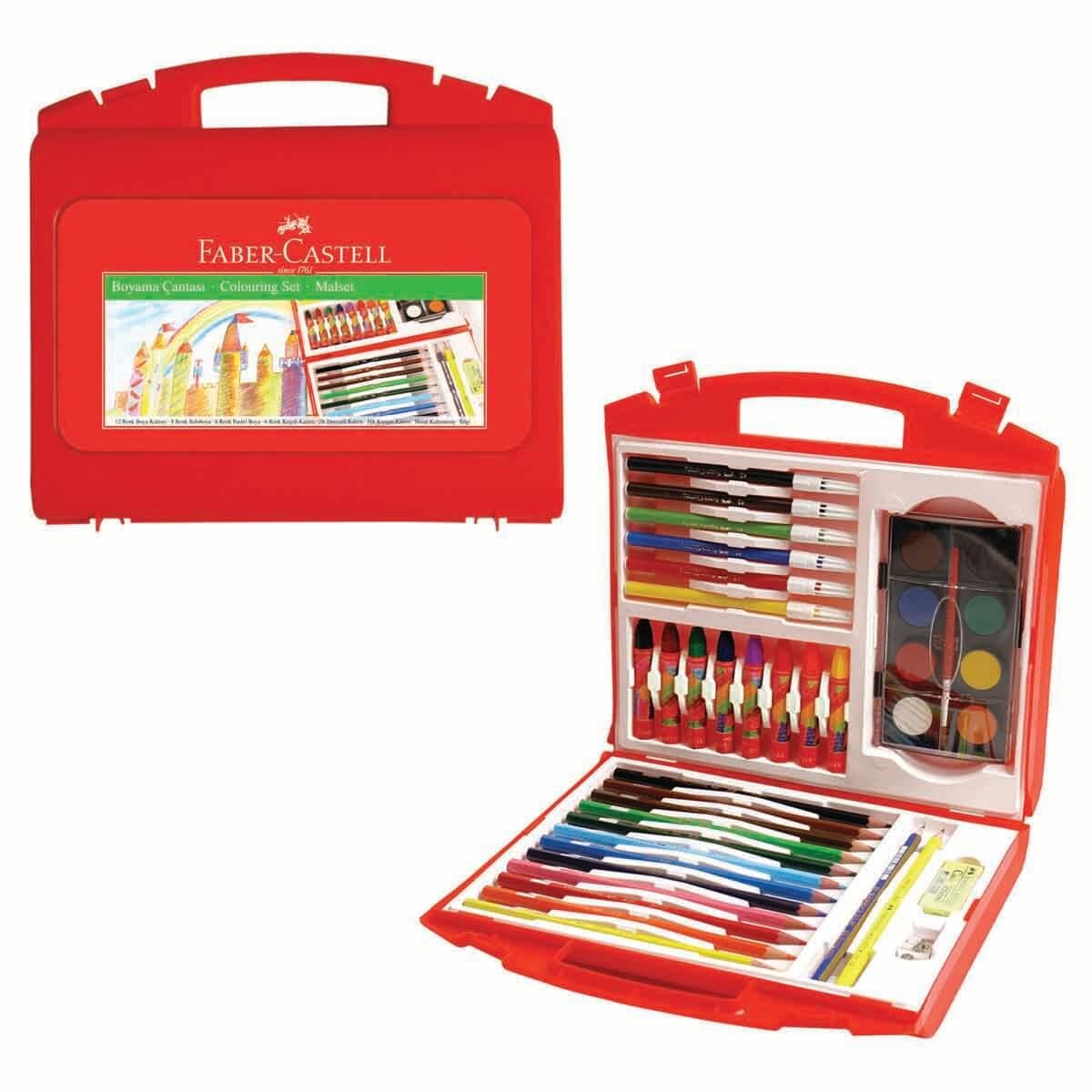 FABER CASTELL BOYAMA ÇANTASI COLOURİNG SET