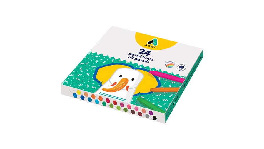 ADEL 24 RENK PASTEL BOYA