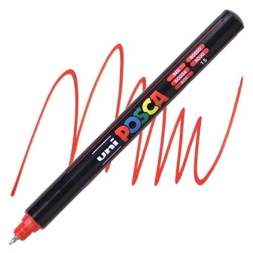UNİ POSCA 0.7 AKRİLİK KALEM RED