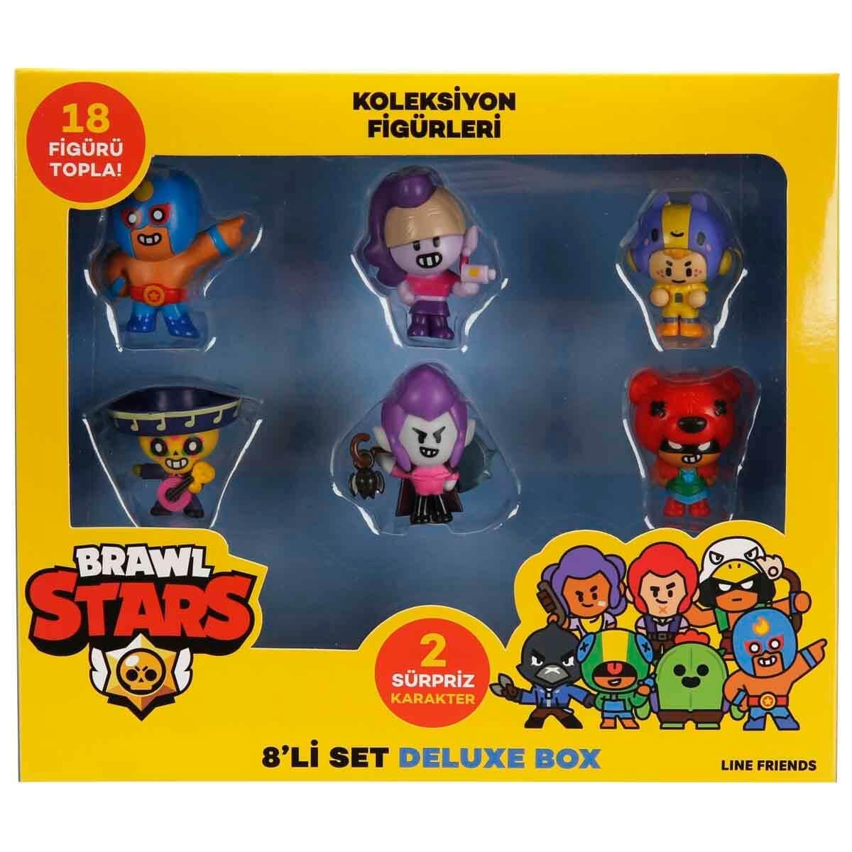 BRAWL STARS 8 Lİ DELÜKS FİGÜR ASORTİ