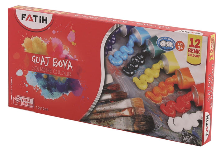 FATİH 12 RENK GUAJ BOYA