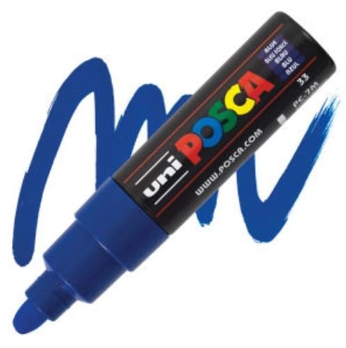 UNİ POSCA 8.0MM SU BAZLI MARKER KALEM MAVİ