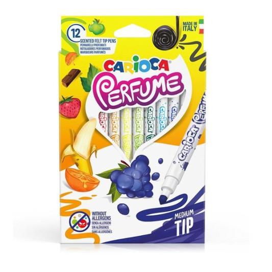 CARIOCA 42672 KOKULU KEÇELİ BOYA KALEMİ 12Lİ
