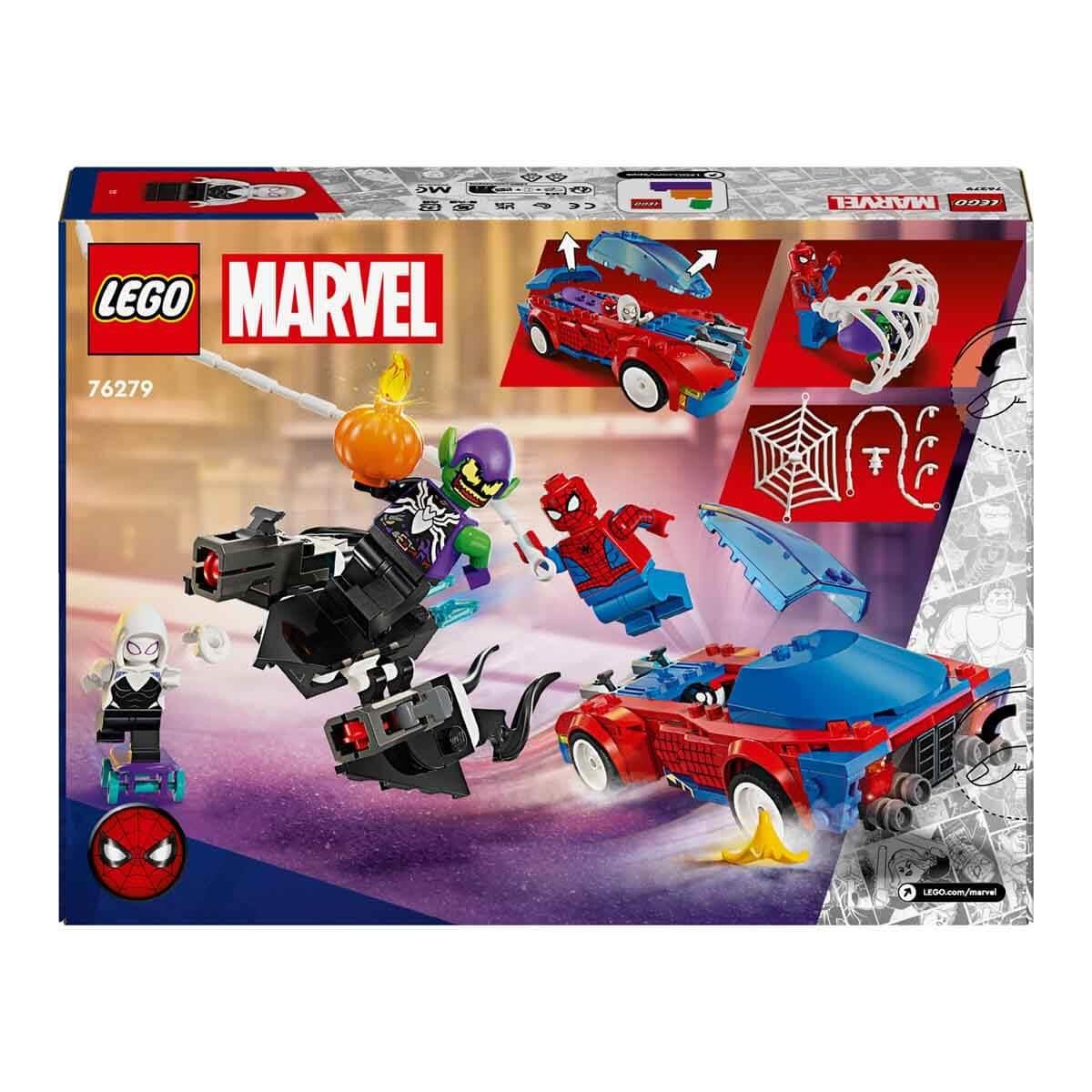 LEGO SPİDER-MAN RACE CAR VENOM GREEN GOBLİN