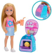 BARBIE CHELSEA SIRT ÇANTASI OLABİLEN CUPCAKE OYUN SETİ