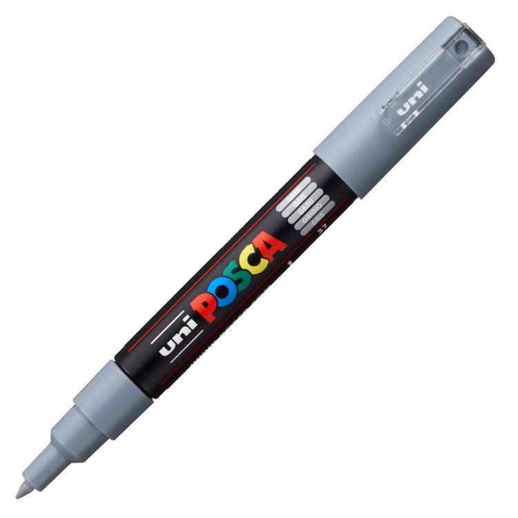 POSCA PC 1M BLACK 0.7 MM GREY