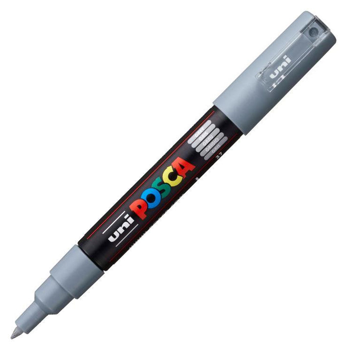 POSCA PC 1M BLACK 0.7 MM GREY